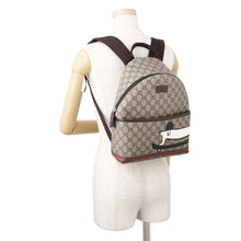 Load image into Gallery viewer, GUCCI Backpack Children's Dog GG Supreme Beige/Brown782708 GG Supreme Leather
