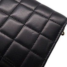 Load image into Gallery viewer, SAINT LAURENT PARIS LE MAILLON WALLET Chain Wallet Black738109 Leather

