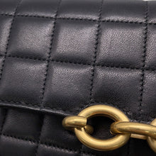 Load image into Gallery viewer, SAINT LAURENT PARIS LE MAILLON WALLET Chain Wallet Black738109 Leather
