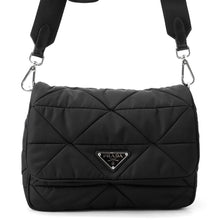 Load image into Gallery viewer, PRADA Padded Shoulder Bag Black1BD290 Nylon
