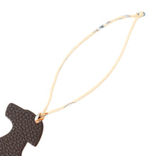 Load image into Gallery viewer, HERMES Petit H Labrador Dog Bag Charm Chocolat/Blue Atoll Togo Leather Chevre Myzore Goatskin
