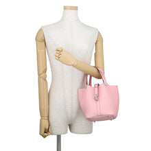 Load image into Gallery viewer, HERMES Picotin Lock Rose Sakura Taurillon Clemence Size PM
