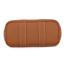 Load image into Gallery viewer, HERMES Neo Garden Feu/Gold Toile Officier Negonda Leather Size 23
