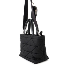 Load image into Gallery viewer, PRADA Tessuto Padded 2-Way Tote Bag Black1BG373 Nylon Size Small
