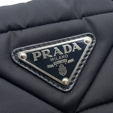 Load image into Gallery viewer, PRADA Tessuto Padded 2-Way Tote Bag Black1BG373 Nylon Size Small
