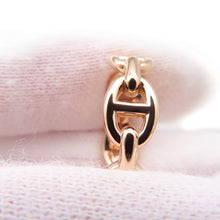 将图像加载到图库查看器中，HERMES Chaine d'Ancre Anchene Ring Size PM/52/#12 18K Pink Gold
