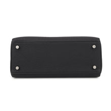 将图像加载到图库查看器中，HERMES Kelly Retourne Black Togo Leather Size 25
