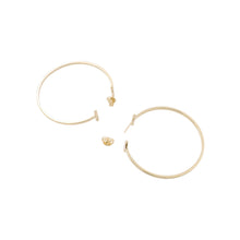 Load image into Gallery viewer, TIFFANY&amp;Co. T-Wire Hoop Earrings Size Extra large67789962 18K Yellow Gold
