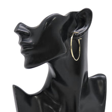 Load image into Gallery viewer, TIFFANY&amp;Co. T-Wire Hoop Earrings Size Extra large67789962 18K Yellow Gold
