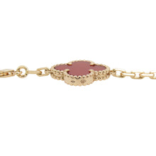 Load image into Gallery viewer, Van Cleef &amp; Arpels Vintage Alhambra Bracelet 5 motifs guillocheVCARP7RP00 18K Pink Gold
