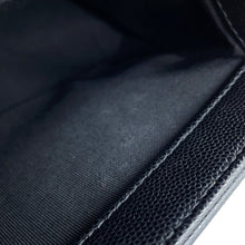 将图像加载到图库查看器中，CHANEL Boy Chanel ChainShoulder BlackA67086 Caviar Leather Size 25
