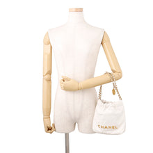 Load image into Gallery viewer, CHANEL CHANEL22 ChainShoulder WhiteAS3980 Shiny Calf Leather Size Mini
