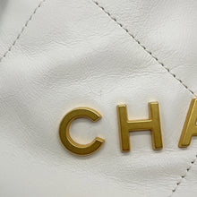 Load image into Gallery viewer, CHANEL CHANEL22 ChainShoulder WhiteAS3980 Shiny Calf Leather Size Mini
