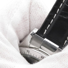 将图像加载到图库查看器中，TUDOR Chrono time W40mm Stainless Steel Leather Black Dial79280P
