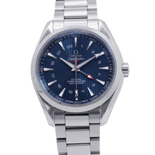 Load image into Gallery viewer, OMEGA Seamaster Aqua Terra Co-Axial GMT W43mm Stainless Steel Blue Dial231.10.43.22.03.001
