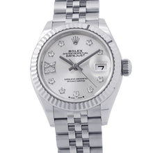 将图像加载到图库查看器中，ROLEX Lady-Datejust W28mm Stainless Steel 18KWG Silver Dial279174G

