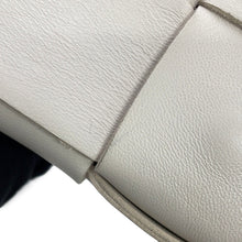 Load image into Gallery viewer, Bottega Veneta Cassette Maxi INTRECCIATO Shoulder Bag White730848VMAY19009 Lambskin Size Small
