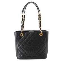Load image into Gallery viewer, CHANEL Matelasse PST Chain Tote BlackA50994 Caviar Leather

