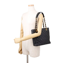 Load image into Gallery viewer, CHANEL Matelasse PST Chain Tote BlackA50994 Caviar Leather
