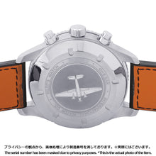 Load image into Gallery viewer, IWC Pilot's Watch Timezoner Chronograph W46mm Stainless Steel Leather Black DialIW395001
