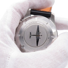 Load image into Gallery viewer, IWC Pilot's Watch Timezoner Chronograph W46mm Stainless Steel Leather Black DialIW395001
