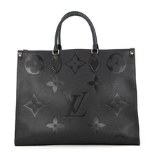 Load image into Gallery viewer, LOUIS VUITTON Onthego NoirM44925 Monogram Empreinte Leather Size GM
