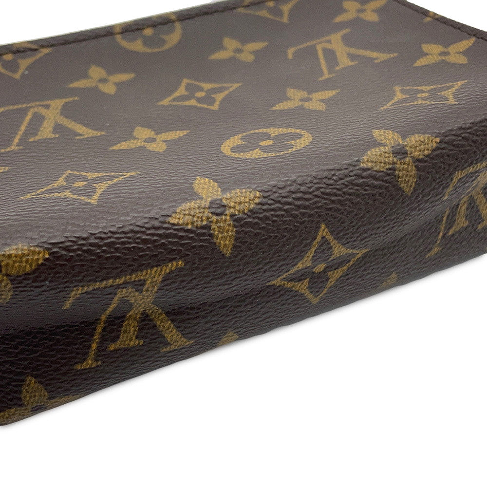 LOUIS VUITTON Toiletry Pouch BeigeM47546 Monogram Size 15– GALLERY