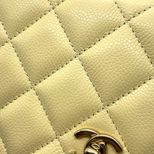 Load image into Gallery viewer, CHANEL Matelasse Classic Chain Wallet YellowAP0250 Caviar Leather
