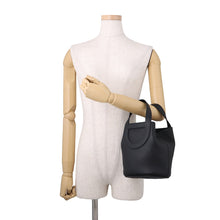 Load image into Gallery viewer, HERMES In the loop Black Taurillon Clemence Swift Leather Size 18
