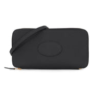 HERMES Macaron Long To Go Black Epsom