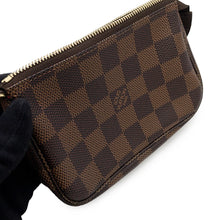 Load image into Gallery viewer, LOUIS VUITTON Mini Pochette Accessoires RedN58009 Damier Ebene Canvas

