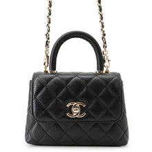 Load image into Gallery viewer, CHANEL Coco handle BlackAP4244 Caviar Leather Size Mini mini
