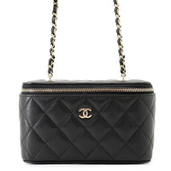 CHANEL Vanity ChainShoulder BlackAP1341 Caviar Leather