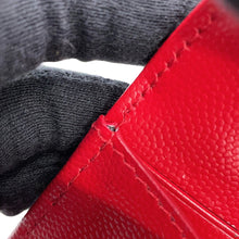 Load image into Gallery viewer, SAINT LAURENT PARIS Cassandra Matelasse Large Flap Wallet Red372264BOW026805 Leather

