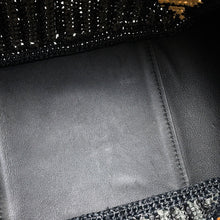 Load image into Gallery viewer, LOEWE hammock Black/Orange/NaturalA538H13X07 Raffia Leather Size compact
