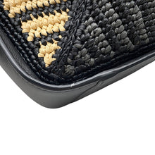 Load image into Gallery viewer, LOEWE hammock Black/Orange/NaturalA538H13X07 Raffia Leather Size compact
