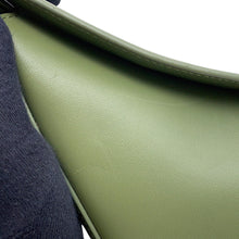 将图像加载到图库查看器中，LOEWE Luna Shoulder Bag Khaki Leather
