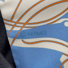 Load image into Gallery viewer, HERMES Twilly sticker EX-LIBRIS Bleu Moyan/Jaune Viff/Orange Silk100%
