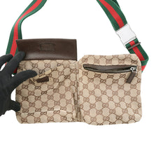 Load image into Gallery viewer, GUCCI GG Canvas Waist Bag Beige/Brown28566 GG Canvas
