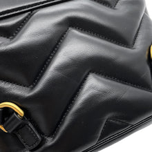 Load image into Gallery viewer, GUCCI GG Marmont Backpack Black777253 Leather
