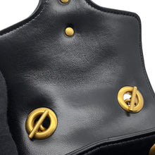 Load image into Gallery viewer, GUCCI GG Marmont Backpack Black777253 Leather

