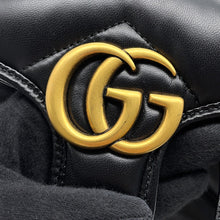 Load image into Gallery viewer, GUCCI GG Marmont Backpack Black777253 Leather
