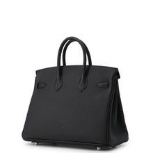 将图像加载到图库查看器中，HERMES Birkin Black Togo Leather Size 25
