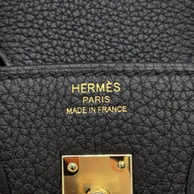 Load image into Gallery viewer, HERMES Birkin Black Togo Leather Size 25
