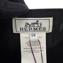 Load image into Gallery viewer, HERMES Cap Miles Size 58 Gri Elephant Cotton
