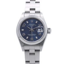 将图像加载到图库查看器中，ROLEX Oyster Perpetual Date W26mm Stainless Steel Blue Dial79160
