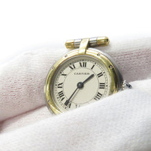 将图像加载到图库查看器中，CARTIER PANTHERE Vendome 3 Row SM W24mm Stainless Steel K18YG Ivory DialW25030B8
