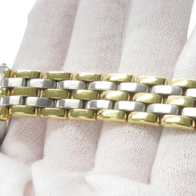 将图像加载到图库查看器中，CARTIER PANTHERE Vendome 3 Row SM W24mm Stainless Steel K18YG Ivory DialW25030B8
