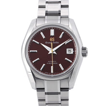 将图像加载到图库查看器中，SEIKO Grand Seiko Heritage Collection, limited edition of 40 pieces, available only at Hankyu Umeda Main Store. W40mm Stainless Steel Red/Hankyu Maroon DialSBGH359
