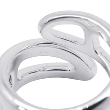 将图像加载到图库查看器中，HERMES Chaine d'Ancre Twist Punk Ring Size PM/51/#11 SV925
